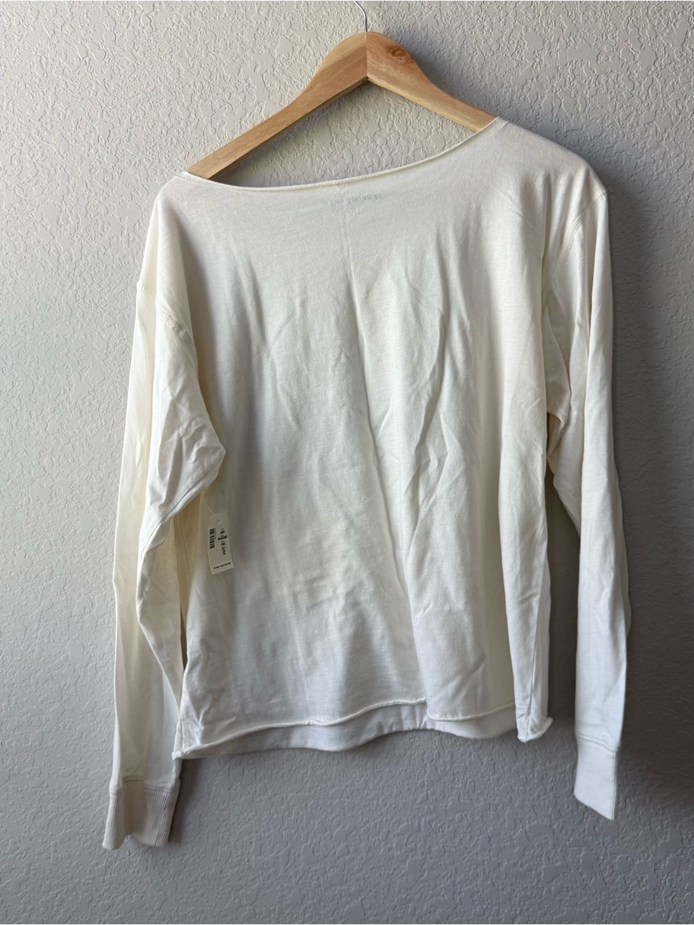Aeropostale Cream Long-Sleeve Butterfly Graphic Tee - Picture 2 of 4
